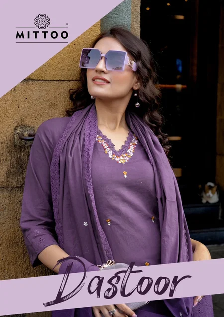 Dastoor By Mittoo Shifli Cotton Kurti With Bottom Dupatta Exporters In India
